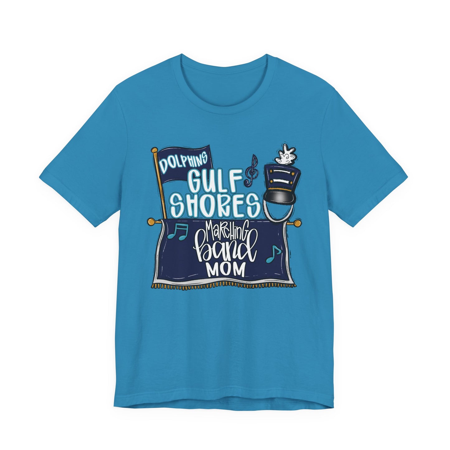 Adult Gulf Shores Band Mom Tee - Bella Canvas