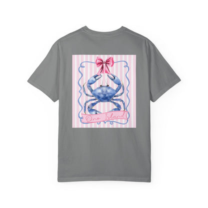 Adult Ono Island Preppy Crab Tee - Comfort Colors