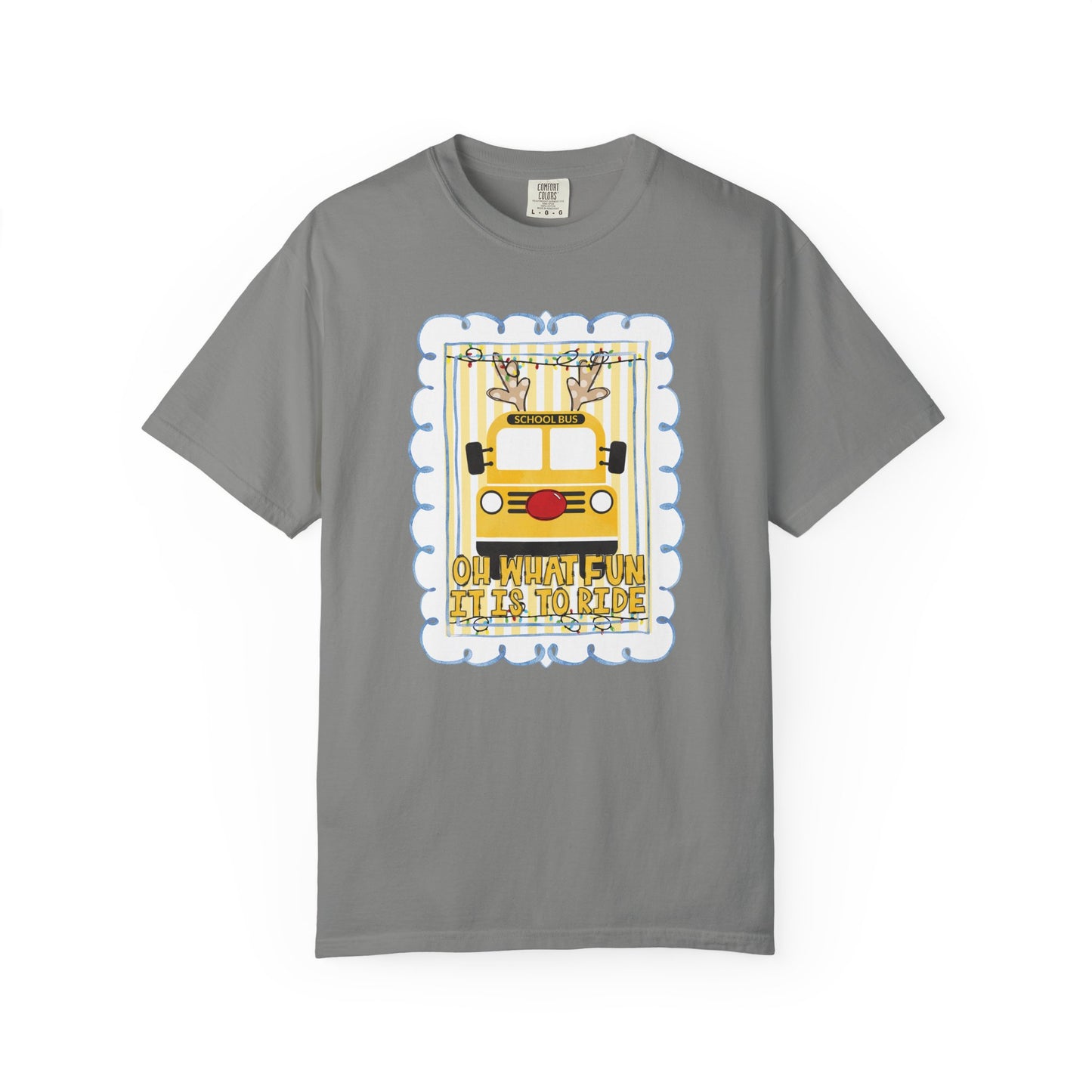Christmas Bus Driver Tee - Comfort Colors