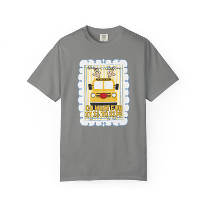 Christmas Bus Driver Tee - Comfort Colors