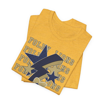Lions Hearts, Stars, Lightning Graphic Tee - Bella Canvas