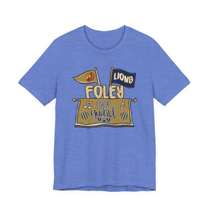 Adult Lions Color Guard Mom Tee - Bella Canvas