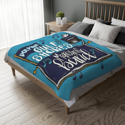GS Marching Band 2 Sided Cozy Microfiber Blanket