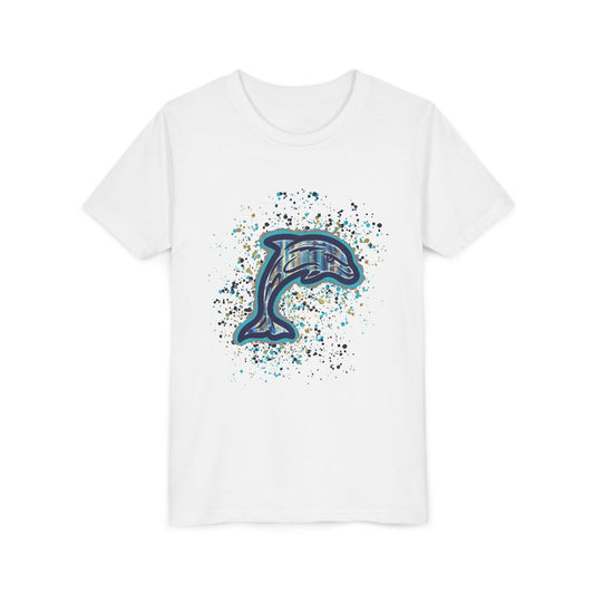 Youth Dolphin Custom Painted T
