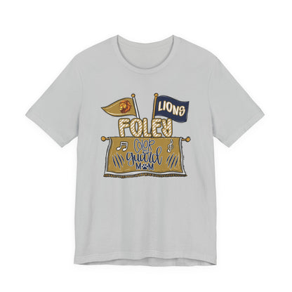 Adult Lions Color Guard Mom Tee - Bella Canvas