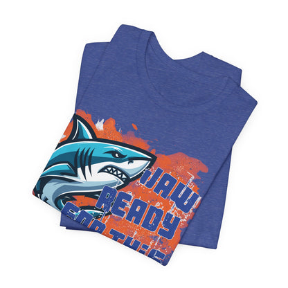 Adult Makos Jaw Ready For This Tee - Bella Canvas