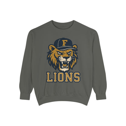 Adult Retro Roaring Lions Sweatshirt - Comfort Colors