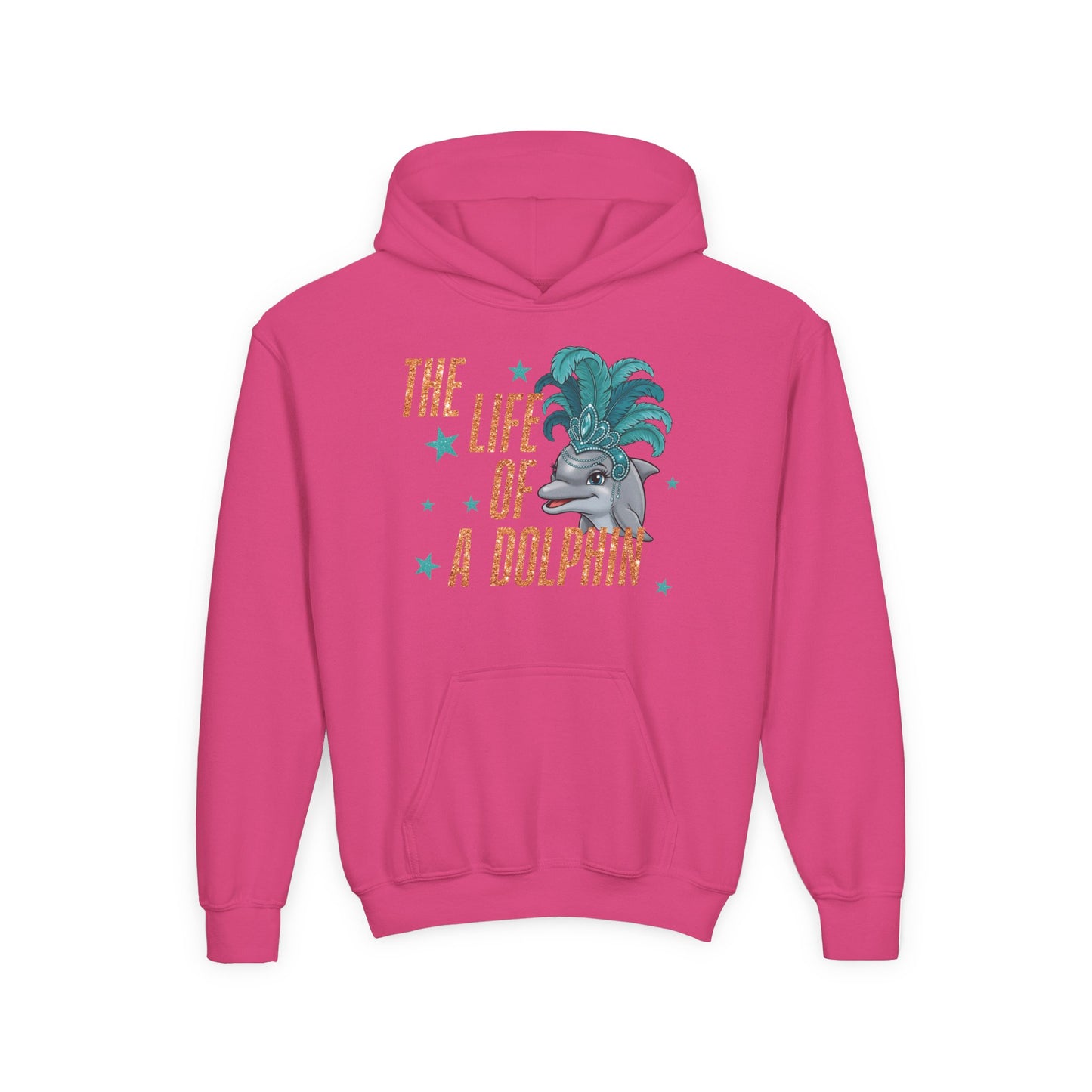 Life of a Dolphin Faux Glitter - Gildan