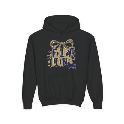 Foley Lions Bow Hoodie - Gildan