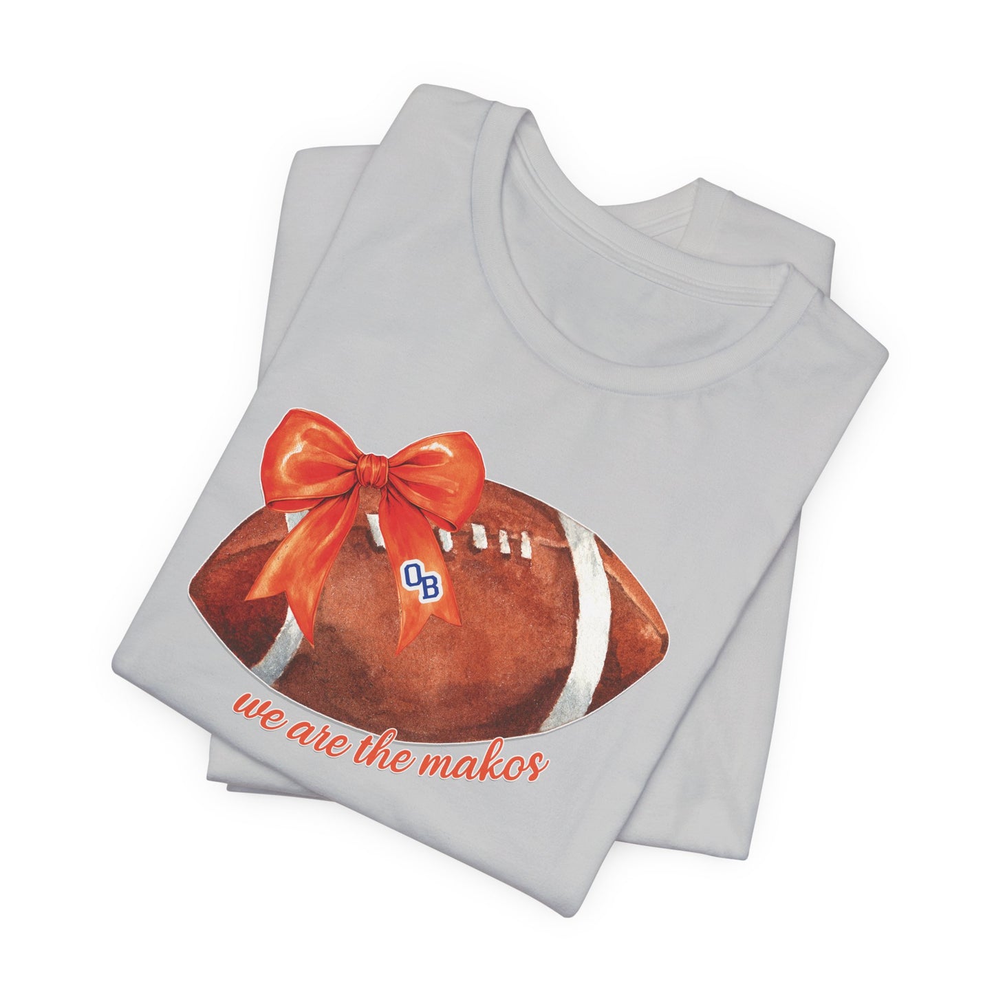Adult Coquette Makos Football TShirt - Bella canvas