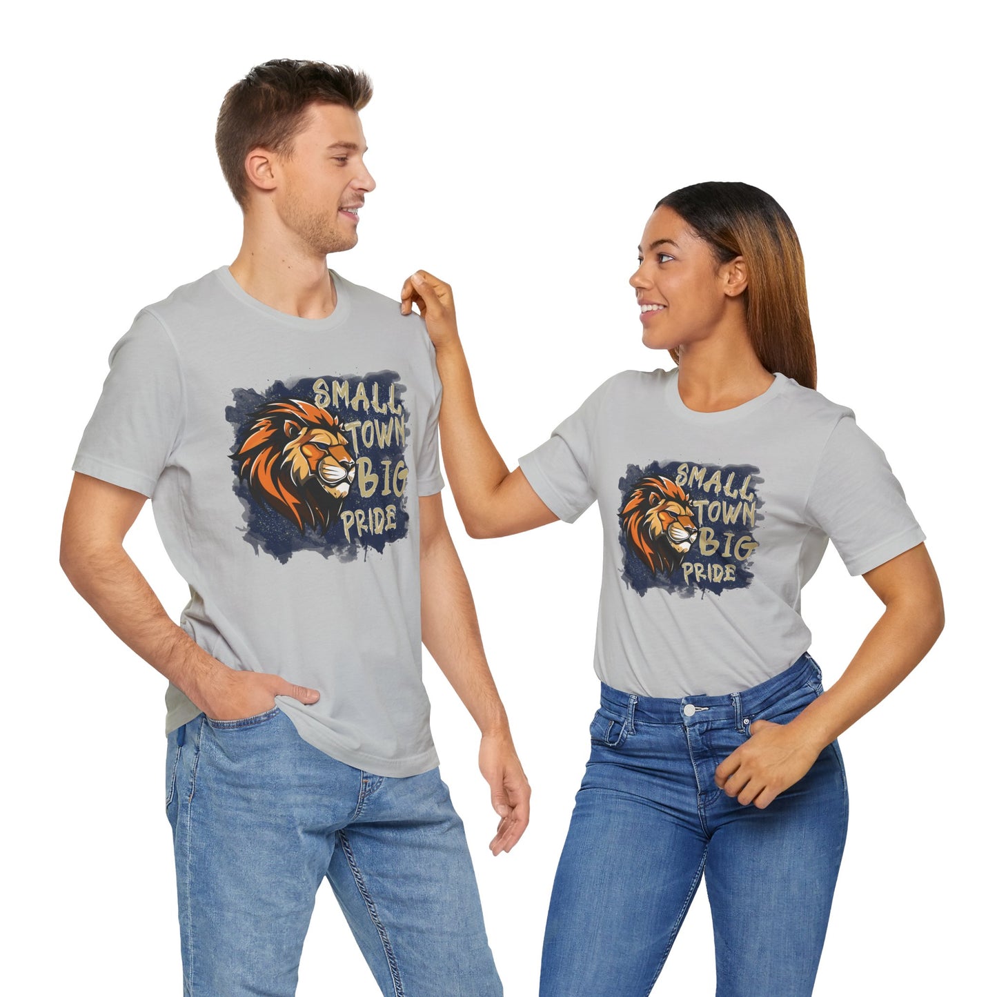 Small Town Big Pride Lion Tee - Bella Canvas