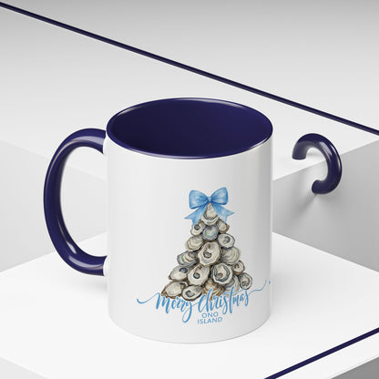 Ono Island Christmas Oyster Tree Mug