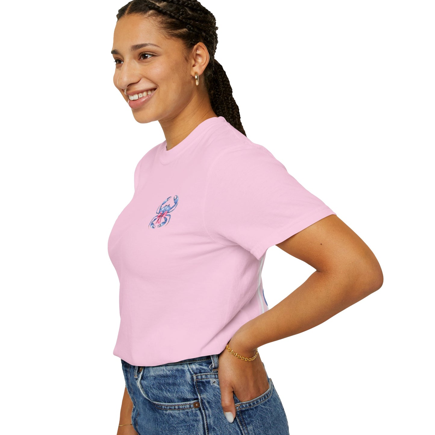 Adult Ono Island Preppy Crab Tee - Comfort Colors