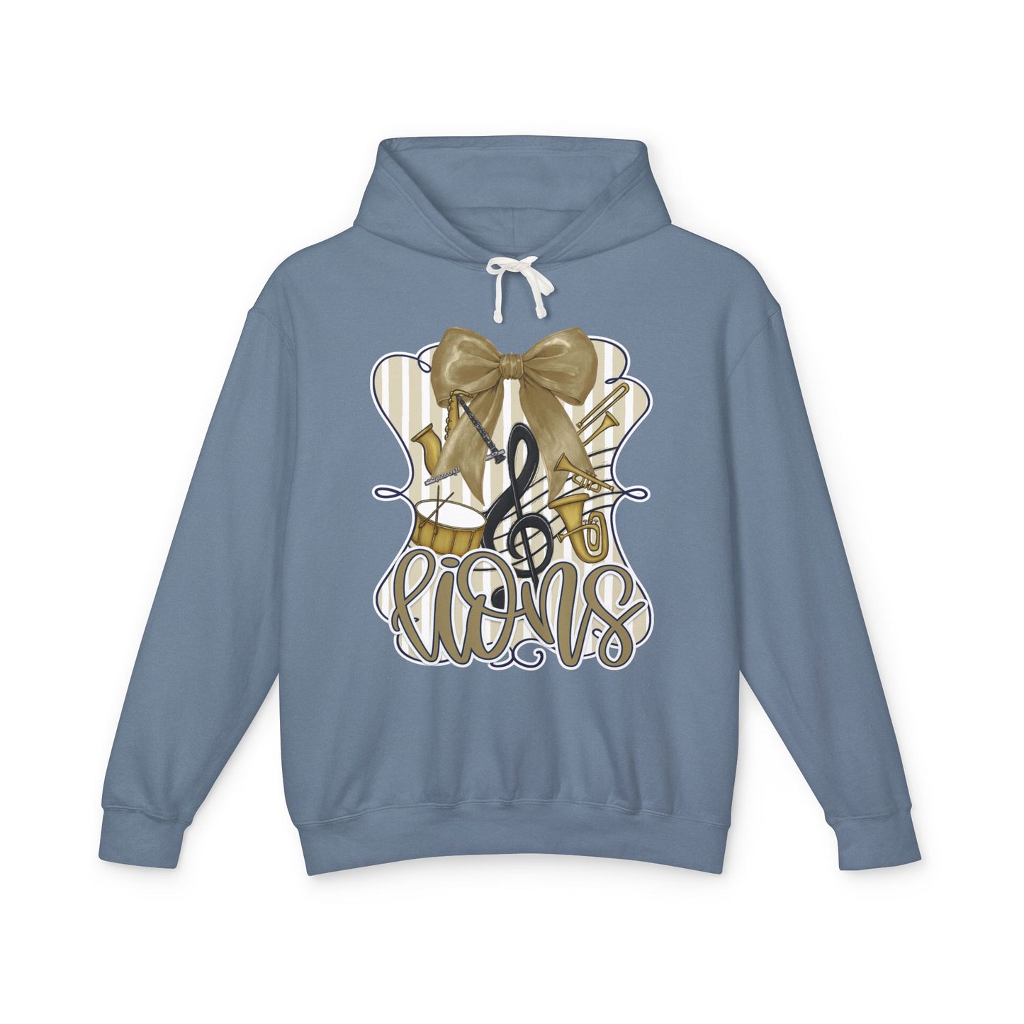 Adult Lions Coquette Band Hoodie - Comfort Colors