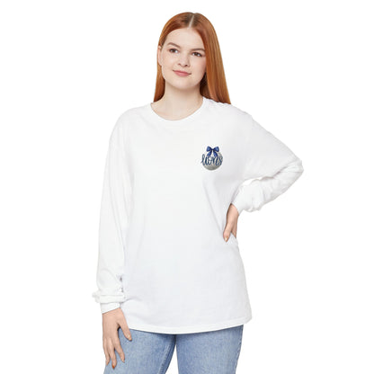 Foley Lions Volleyball Mom Long Sleeve T-Shirt- Comfort Colors
