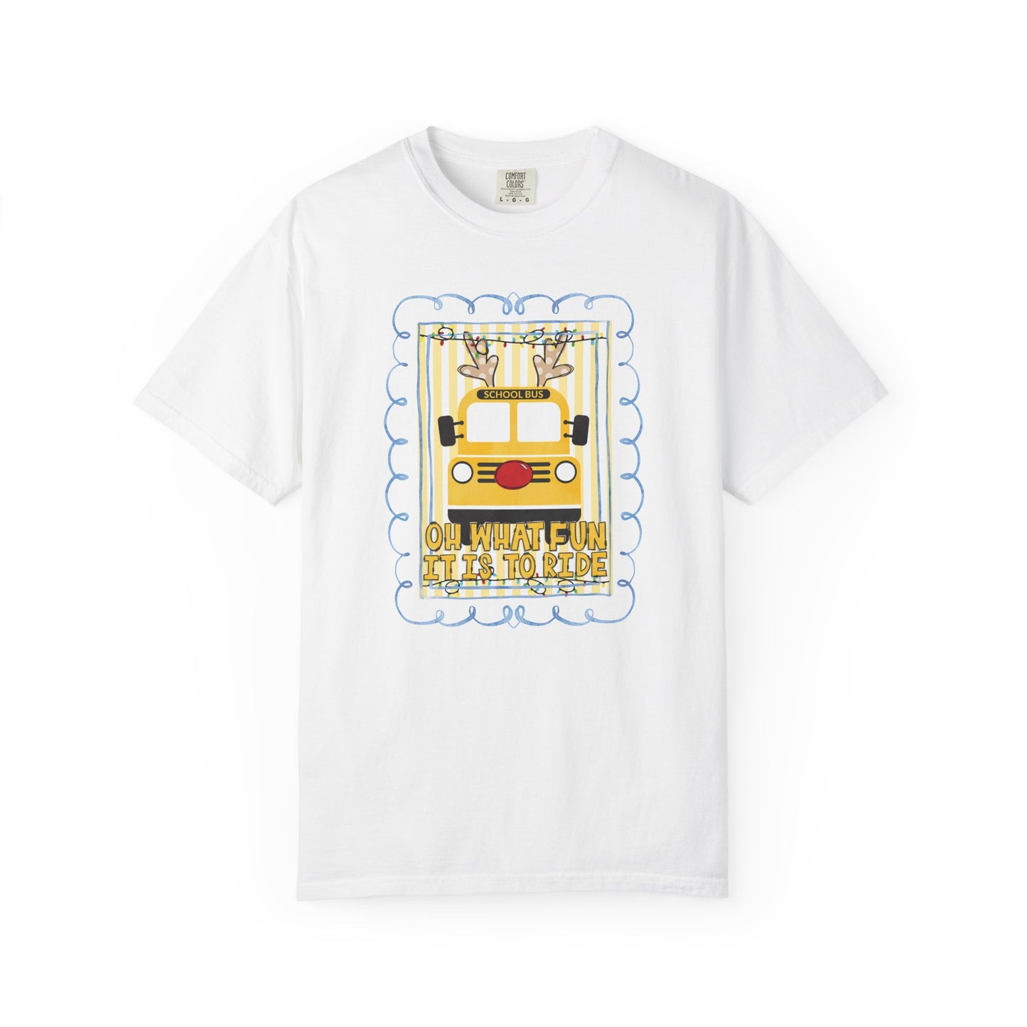 Christmas Bus Driver Tee - Comfort Colors