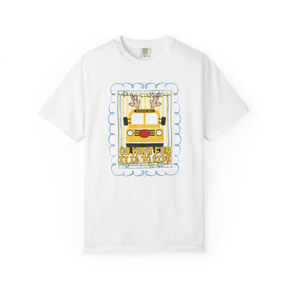 Christmas Bus Driver Tee - Comfort Colors