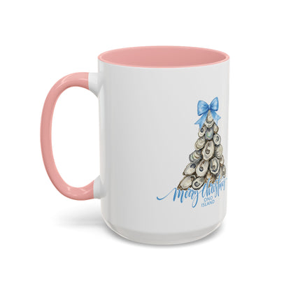 Ono Island Christmas Oyster Tree Mug