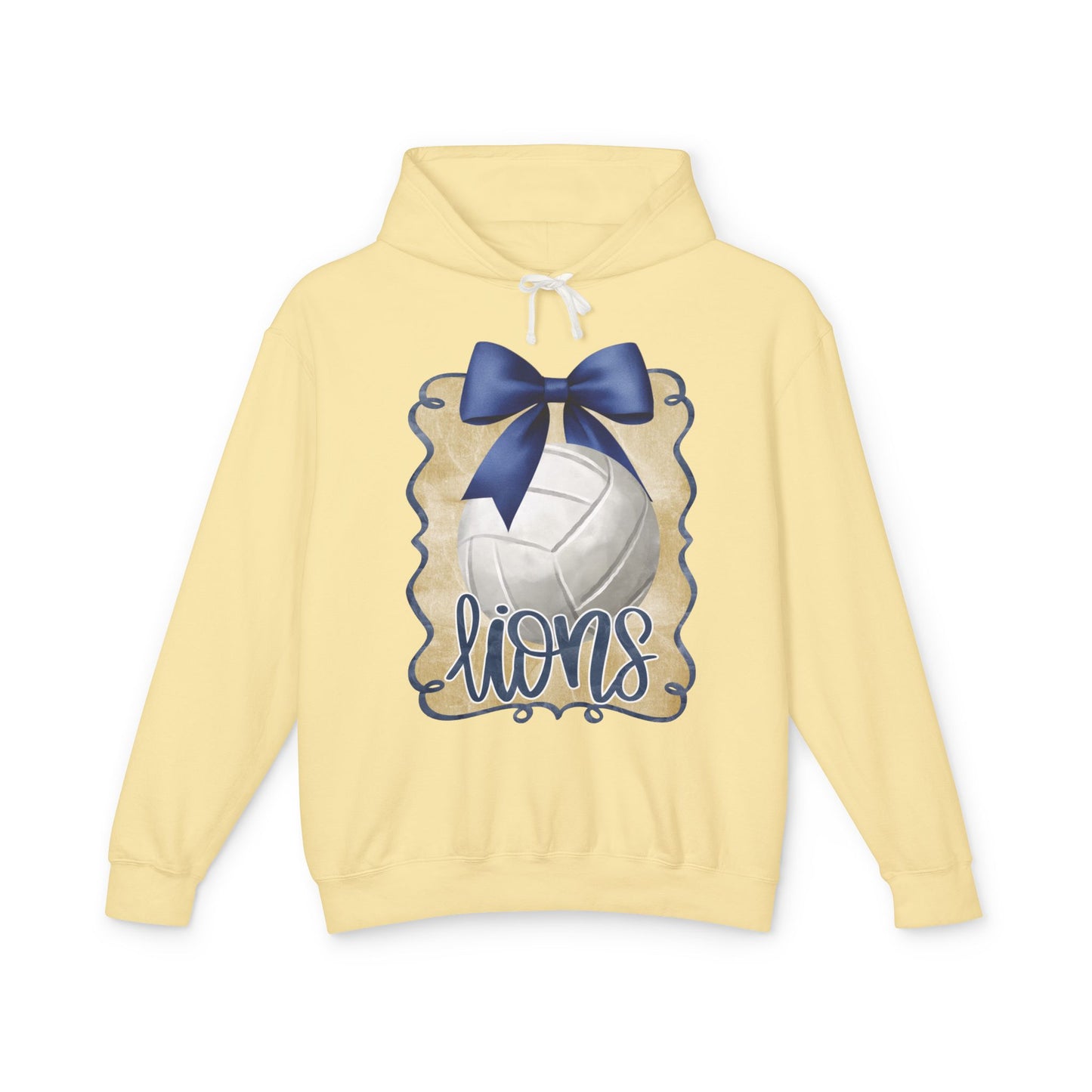 Adult Foley Lions Volleyball Hoodie – Comfort Colors