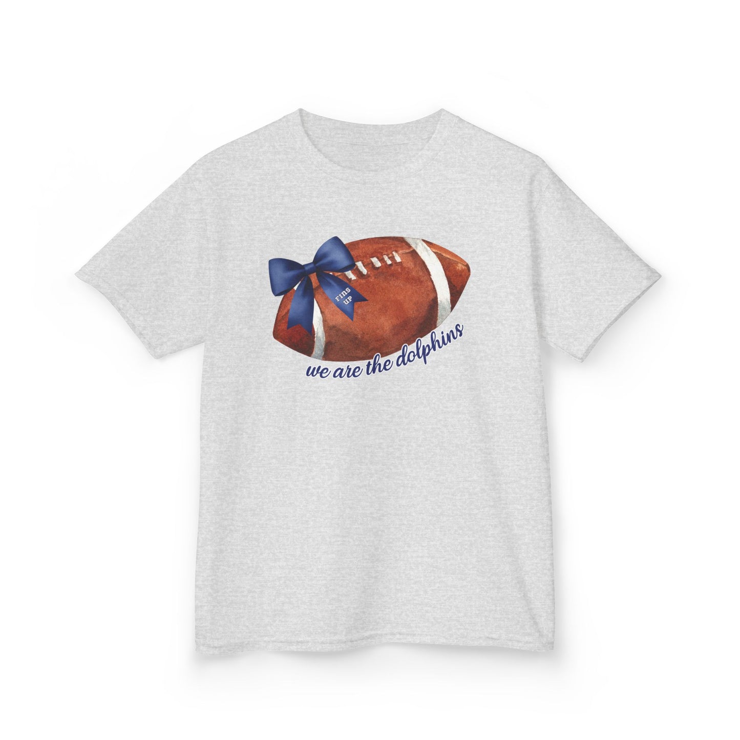 Youth Fins Up We Are The Dolphins Bow Football