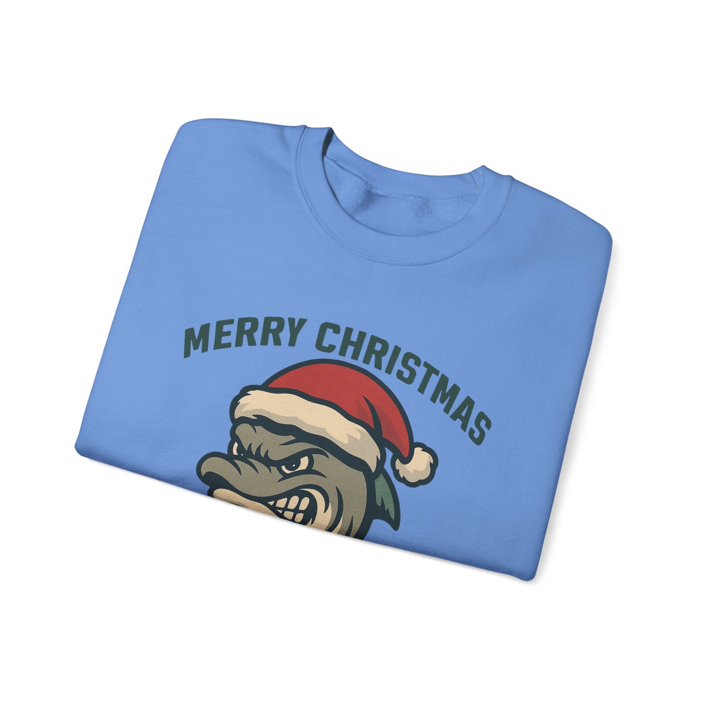Merry Christmas Dolphins Sweatshirt - Gildan