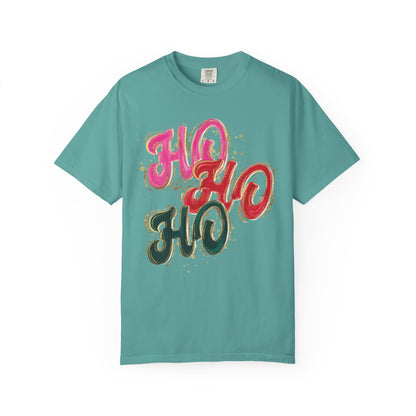 Ho Ho Ho Christmas Tee- Comfort Colors
