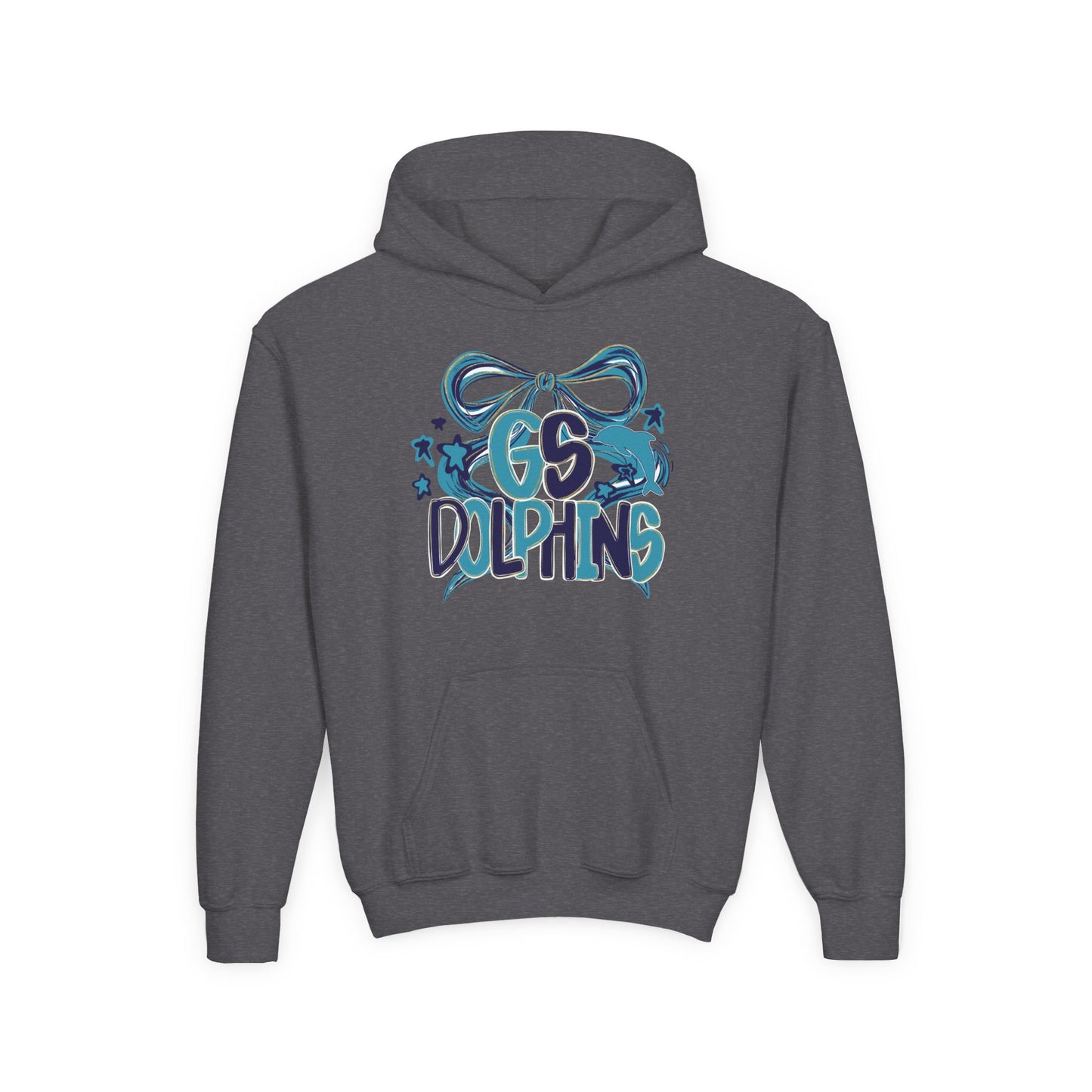 GS Dolphins Youth Hoodie - Gildan