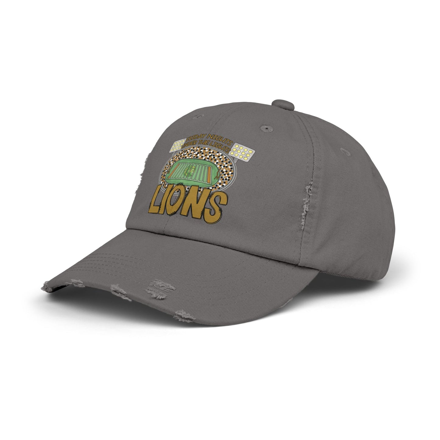 Lions Friday Night Lights Unisex Distressed Cap