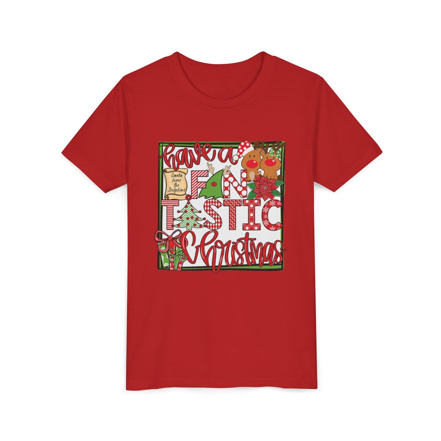 Dolphins Fintastic Tee - Bella Canvas