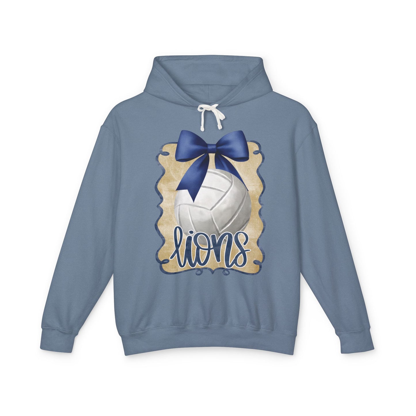Adult Foley Lions Volleyball Hoodie – Comfort Colors