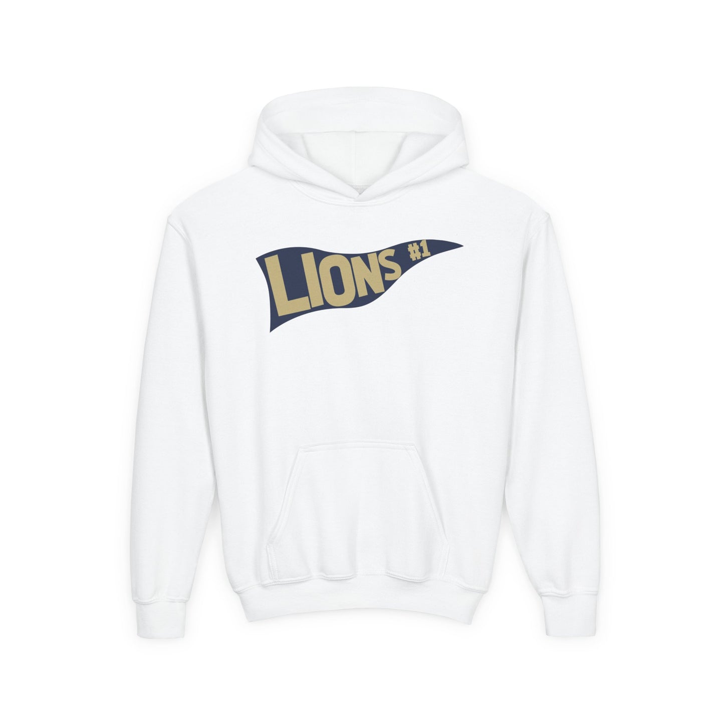 Youth Lions Pennant Hoodie