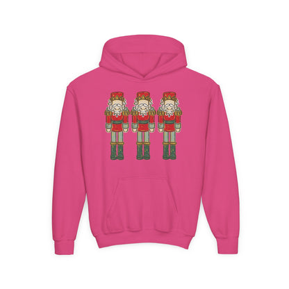 Red/Green Nutcracker Hoodie - Gildan