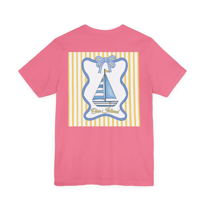 Adult Coquette Sailboat Tee - Bella Canvas