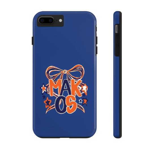 Makos Twirly Ribbon Iphone & Samsung Tough Phone Cases