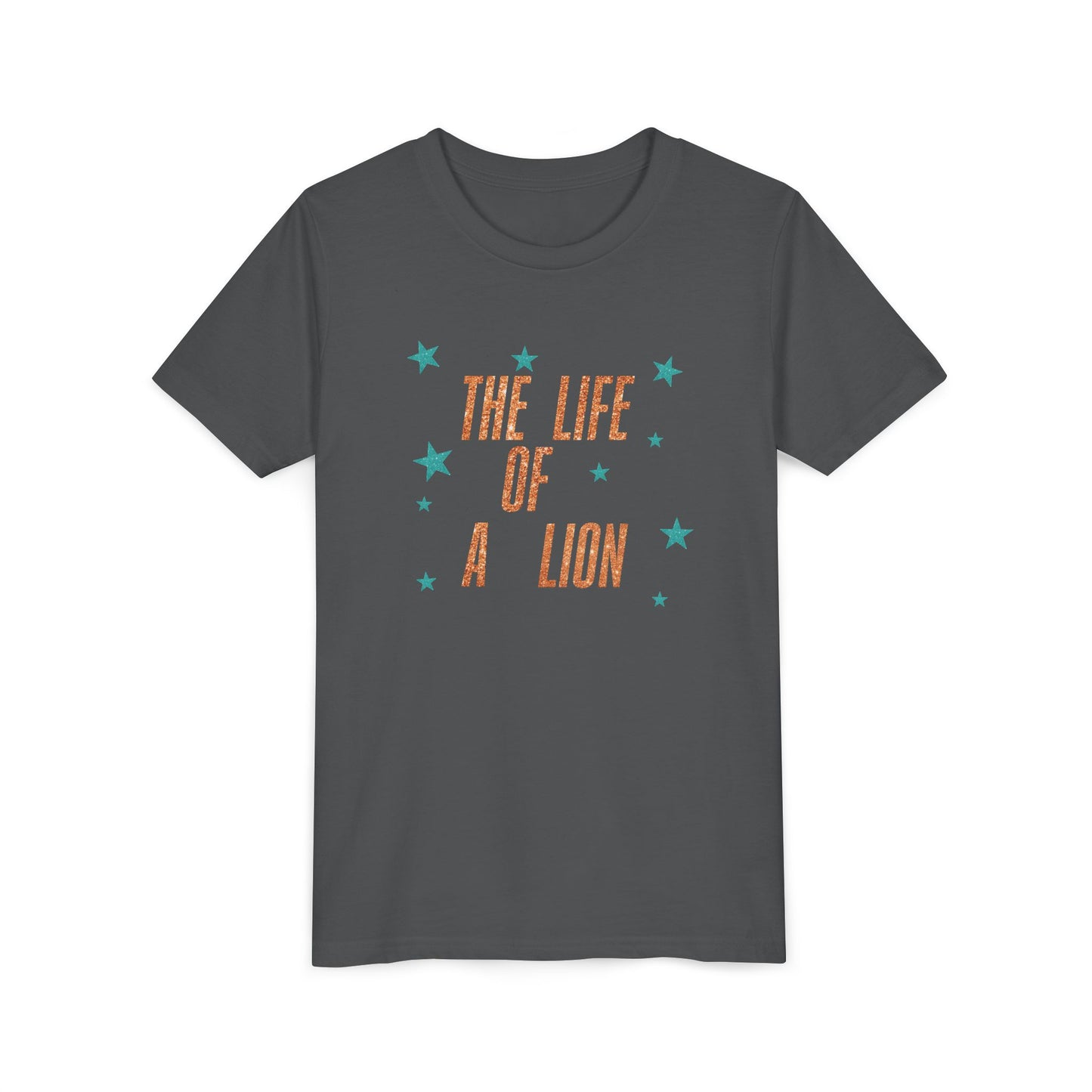 Life of a Lion Faux Glitter - Bella Canvas