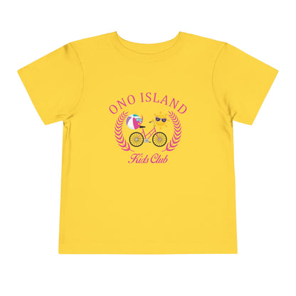 Ono Island Kids Club Toddler Pink Tee - Bella Canvas