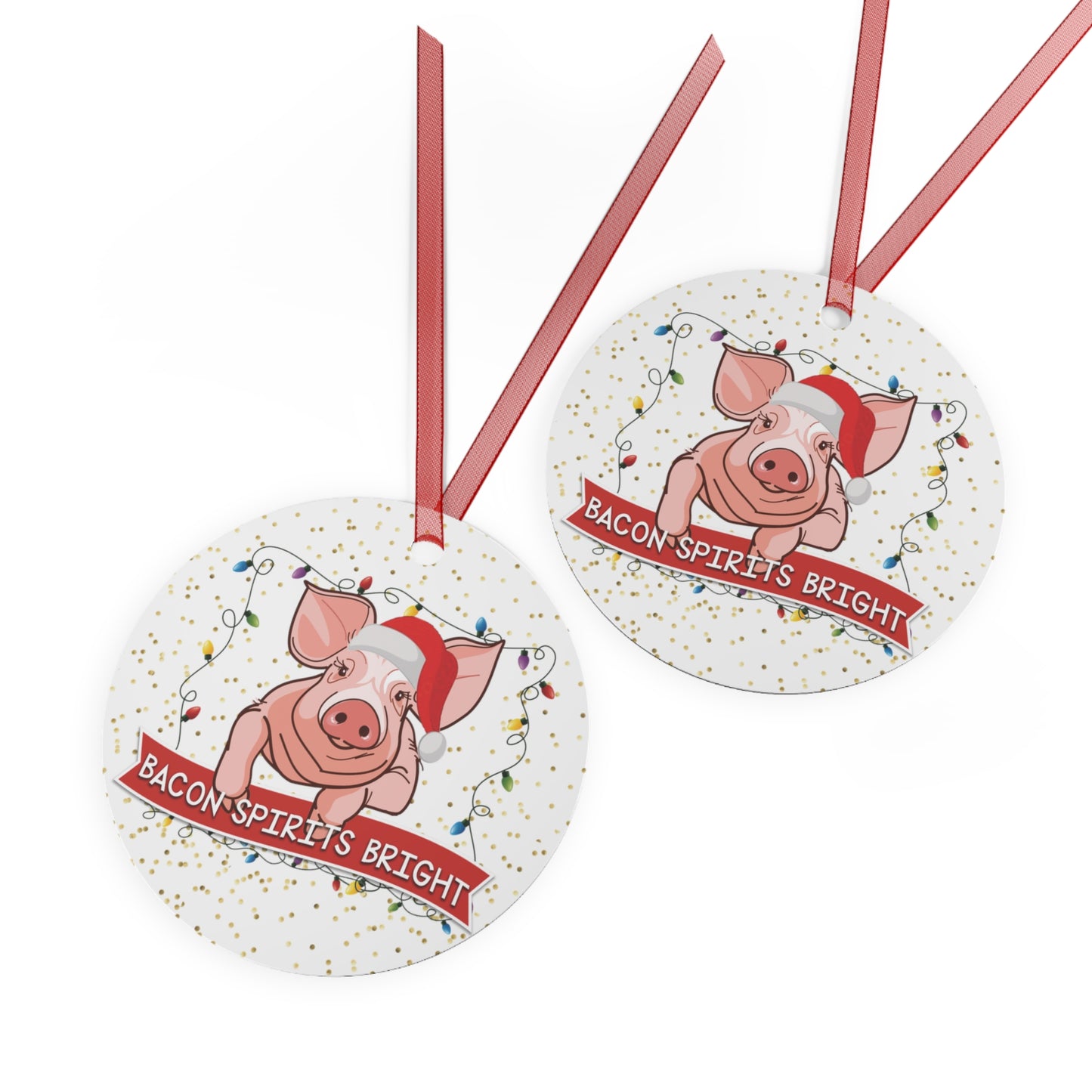 Bacon Spirits Bright Ornament