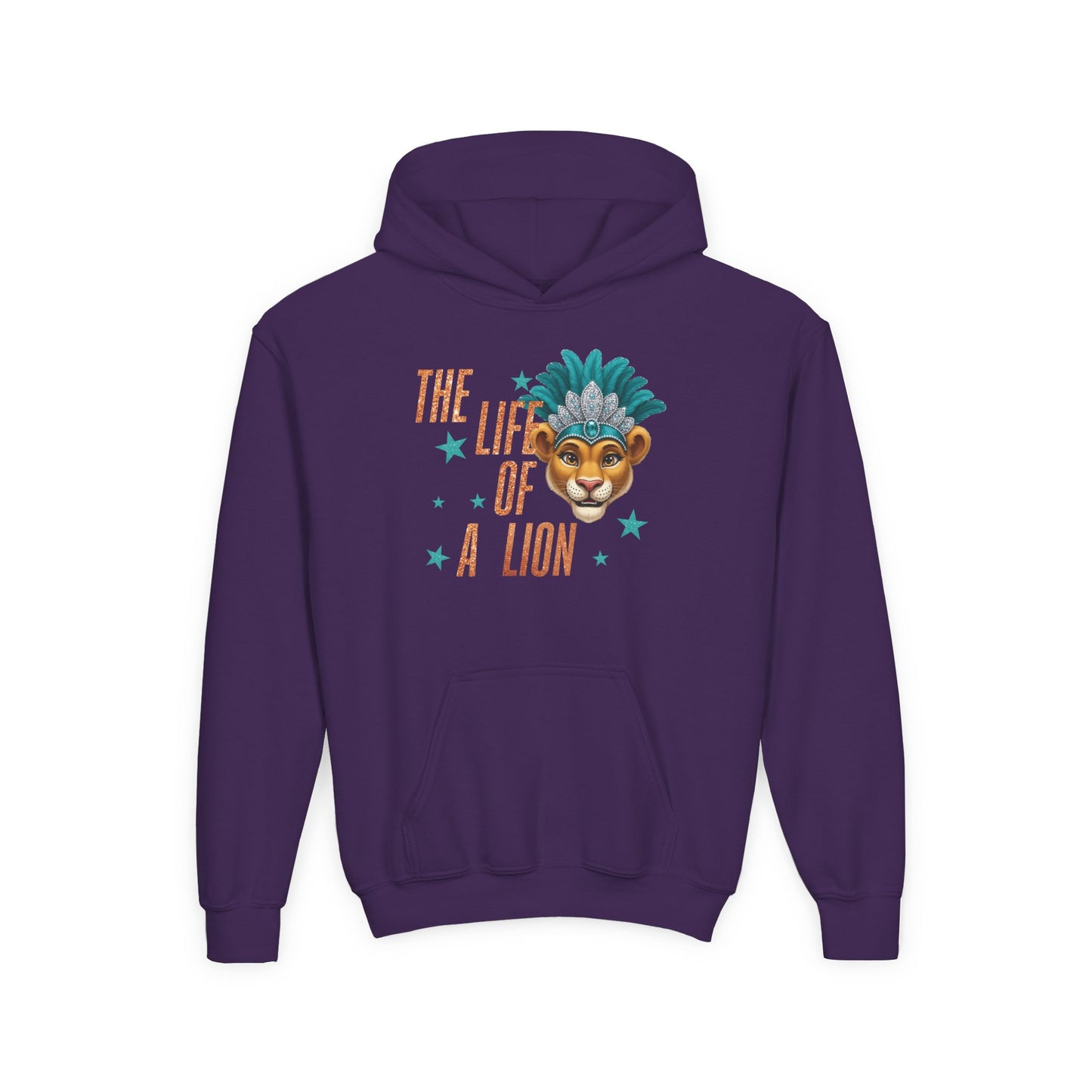 Life of a Lion Faux Glitter - Gildan