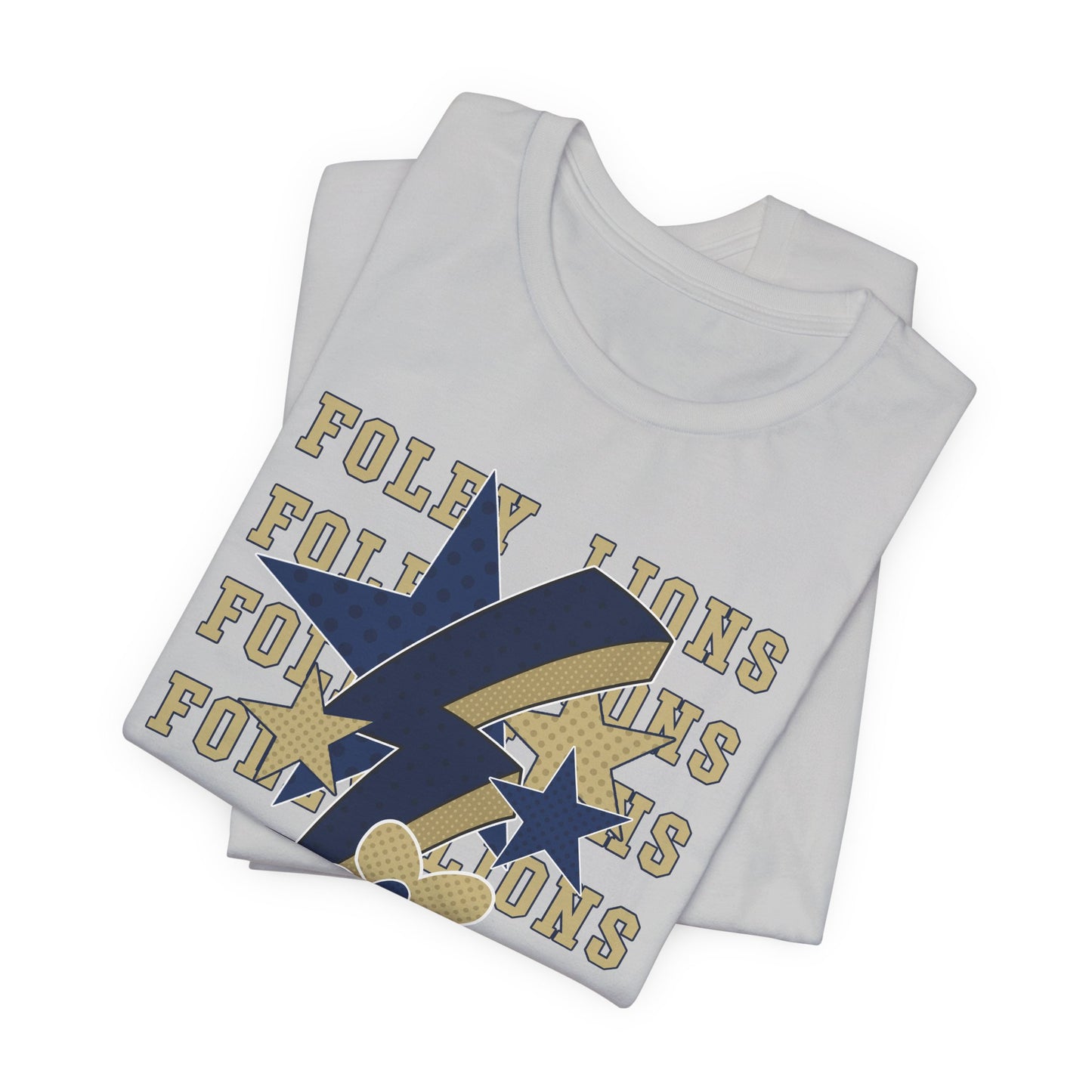 Lions Hearts, Stars, Lightning Graphic Tee - Bella Canvas