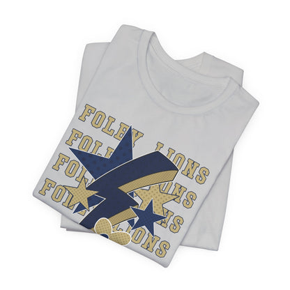 Lions Hearts, Stars, Lightning Graphic Tee - Bella Canvas