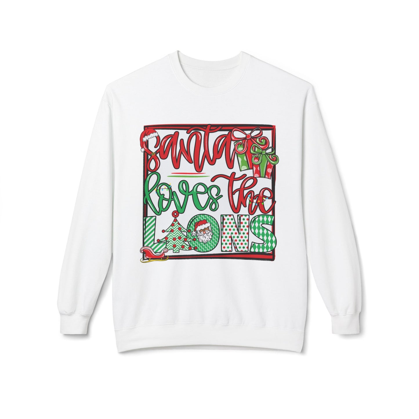 Adult Lions Christmas - Gildan