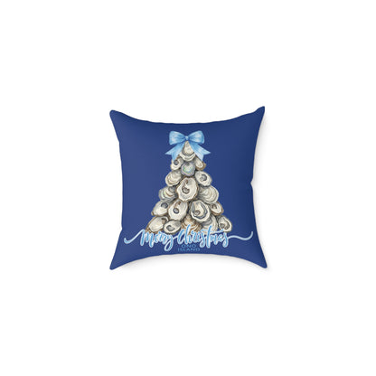 Ono Island Oyster Tree Blue Pillows