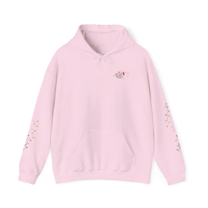 Flamingo Flamingle All The Way Hoodie - Gildan