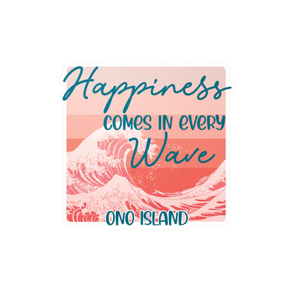 Ono Happiness Wave Vinyl Decals
