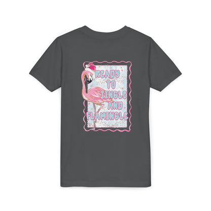 Flamingo Ready to Jingle & Flamingle - Bella Canvas
