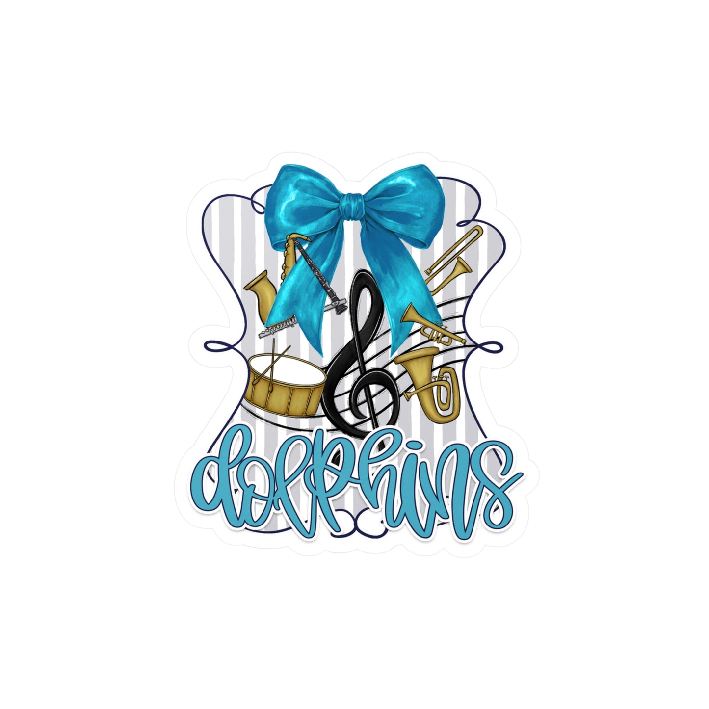 GS Dolphins Band Decals