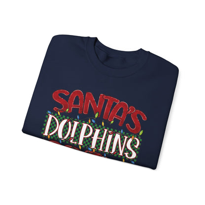 Santa's Dolphins Crew - Gildan
