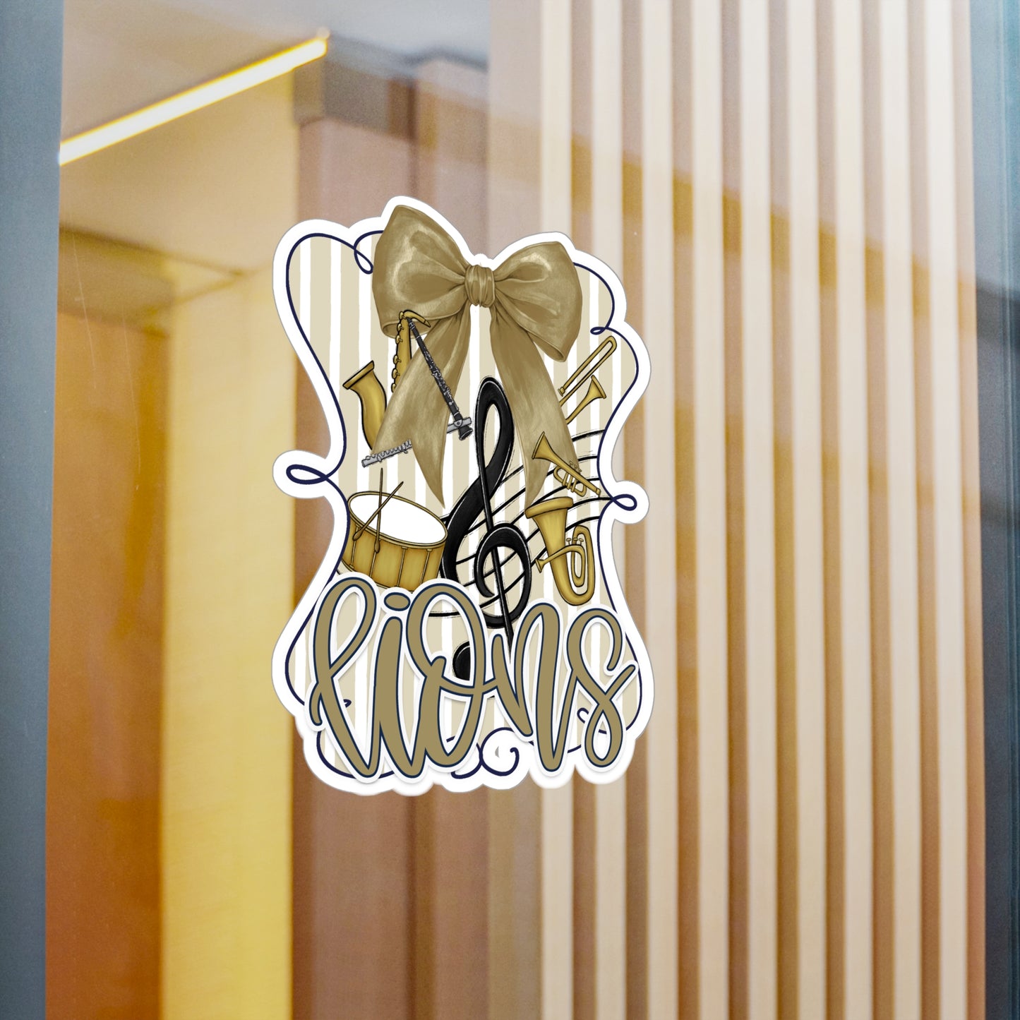 Foley Lions Band Decals