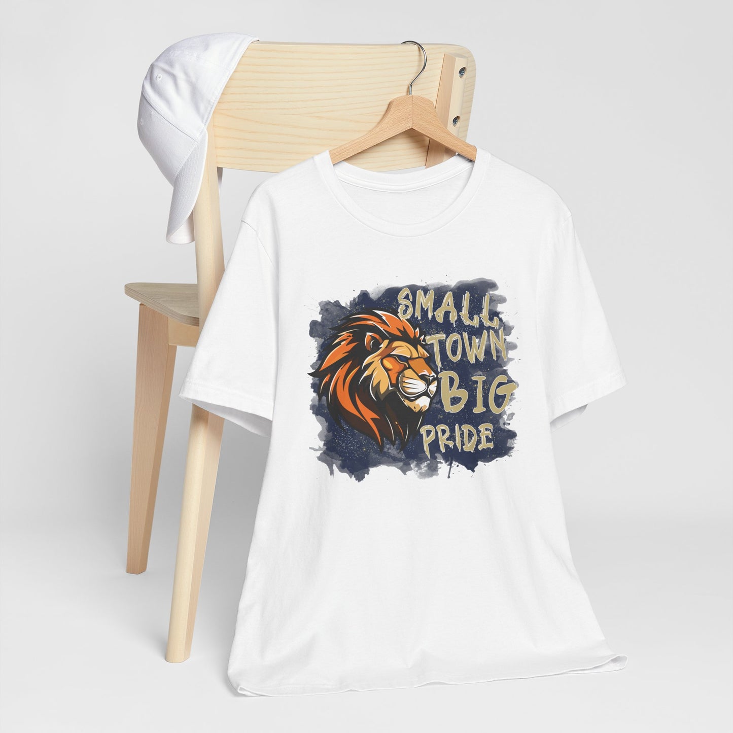 Small Town Big Pride Lion Tee - Bella Canvas