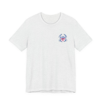 Adult Ono Island Preppy Crab T-Shirt - Bella Canvas